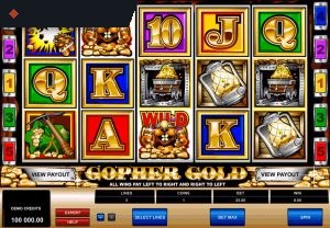 Gopher Gold by Microgaming