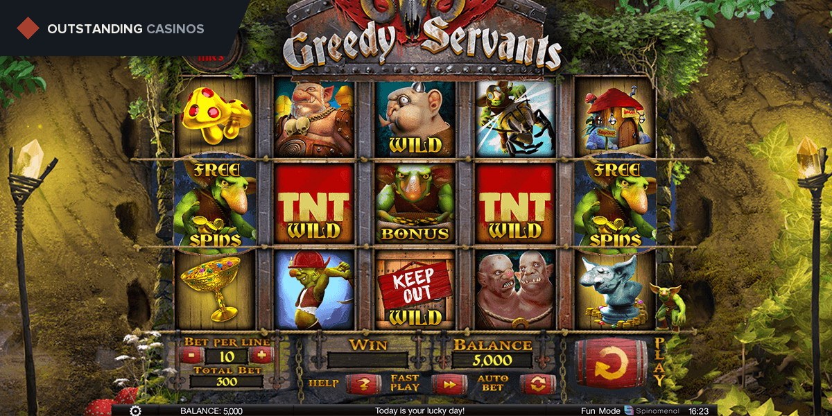 Play Greedy Servants By Spinomenal