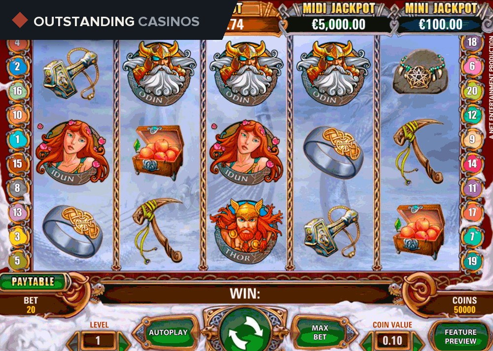 Play Hall of Gods By NetEnt
