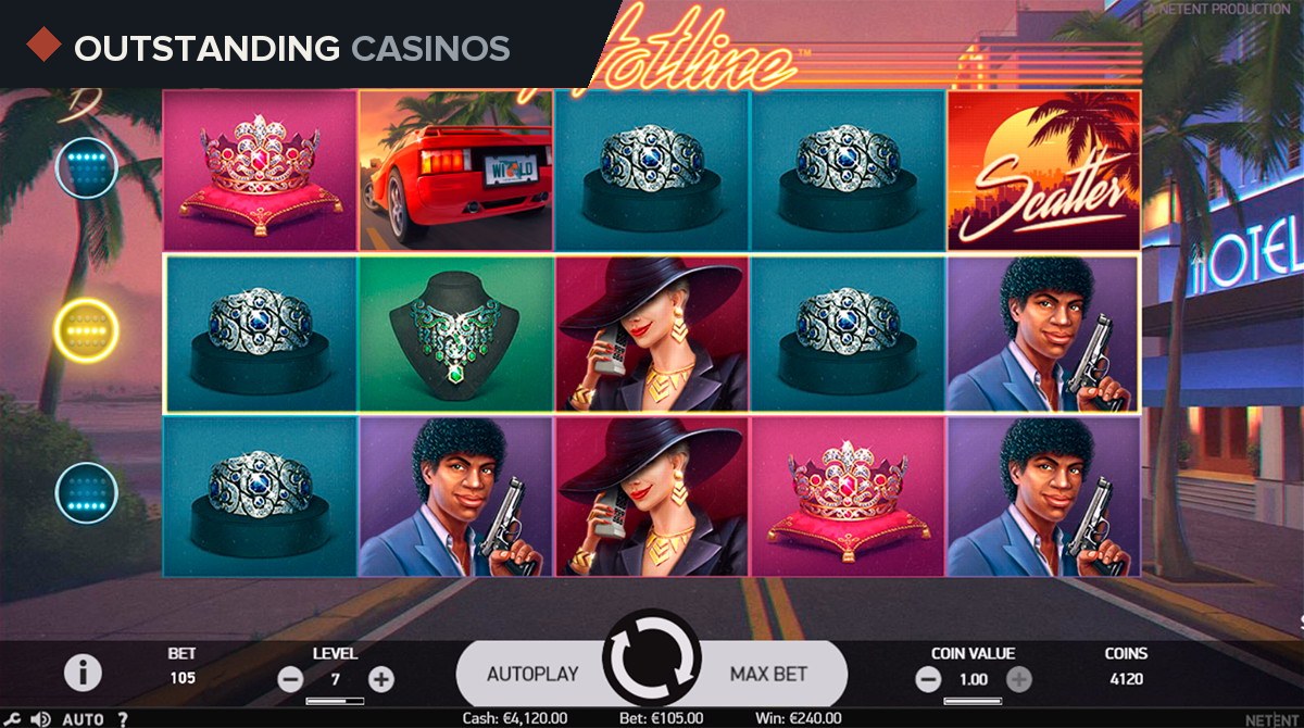 Play Hotline By NetEnt