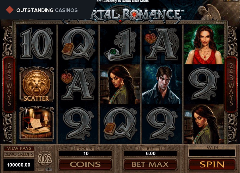 Play Immortal Romance by Microgaming