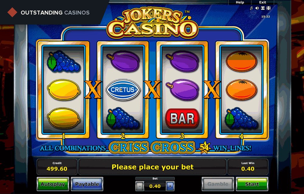Play Jokers Casino By Novomatic Info