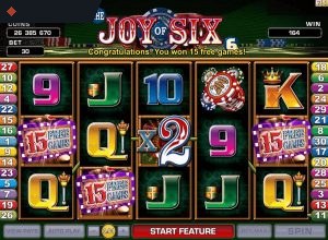 Joy Of Six by Microgaming