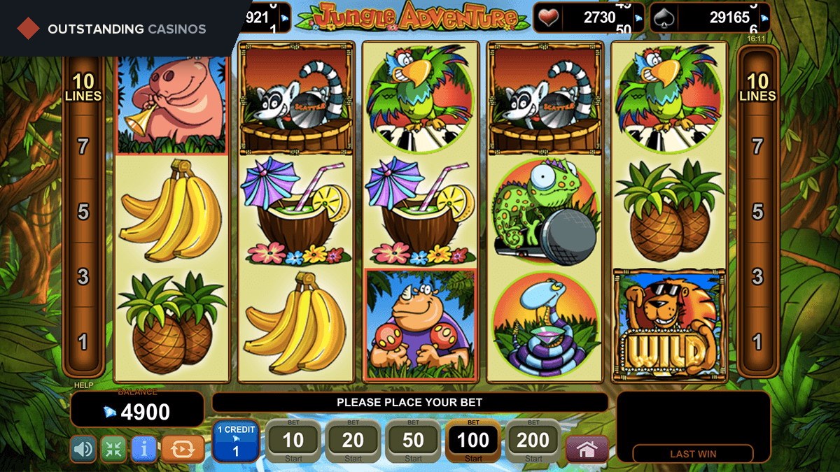 Play Jungle Adventure By EGT