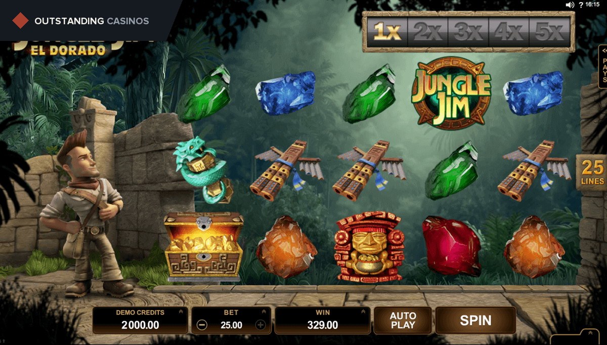 Play Jungle Jim El Dorado Slot by Microgaming For Free