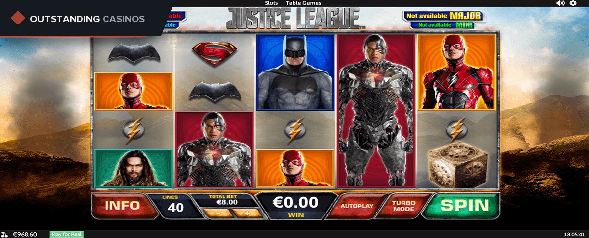 Play Justice League By PlayTech