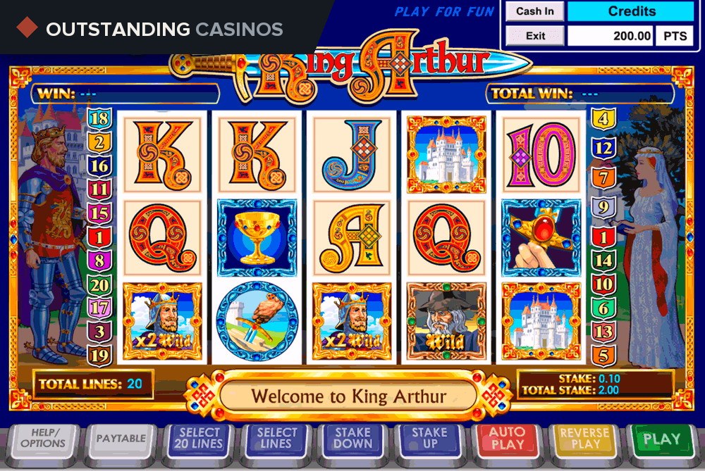 Play King Arthur By Ash Gaming