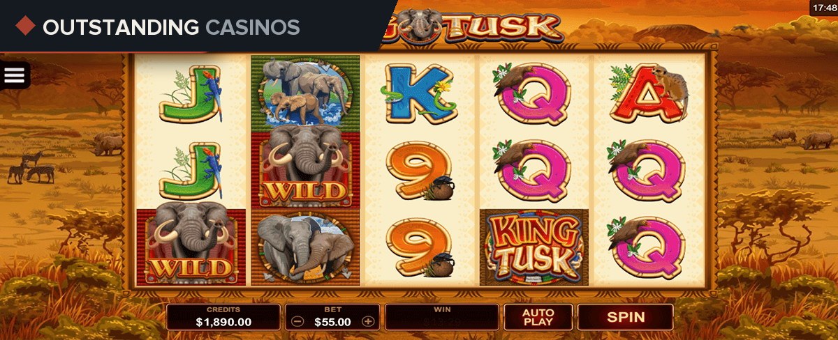 Play King Tusk by Microgaming