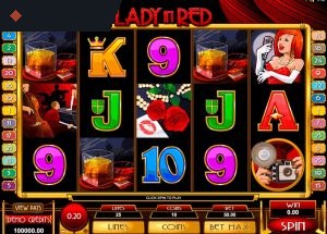 Lady In Red by Microgaming