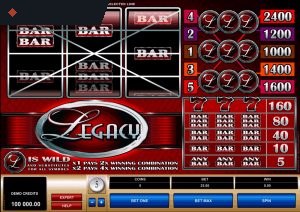 Legacy by Microgaming