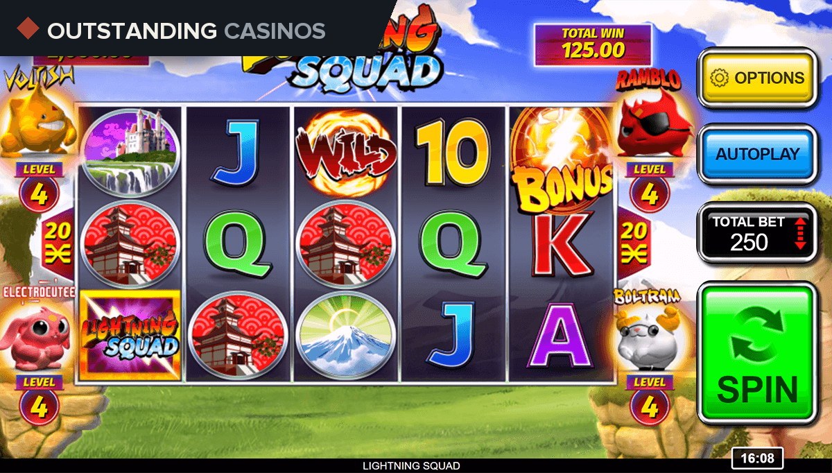 Play Lightning Squad By Inspired Gaming
