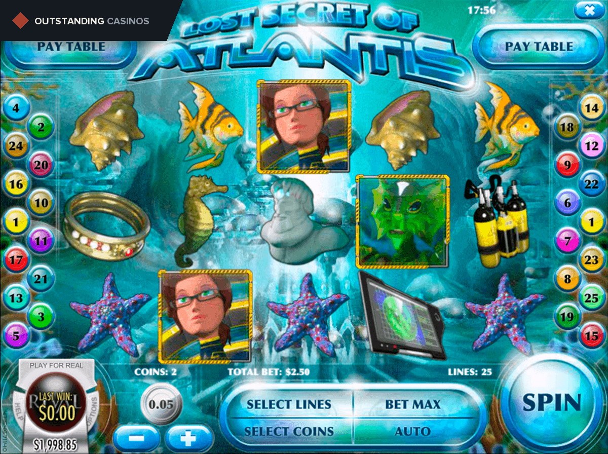 Play Lost Secret of Atlantis Slot by Rival For Free
