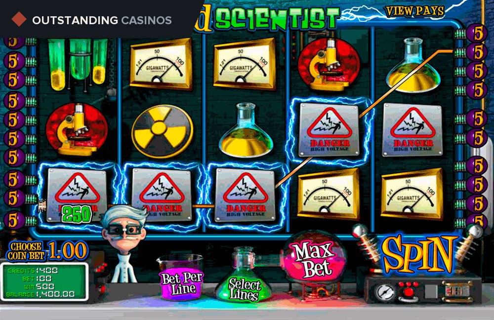 Play Mad Scientist By BetSoft