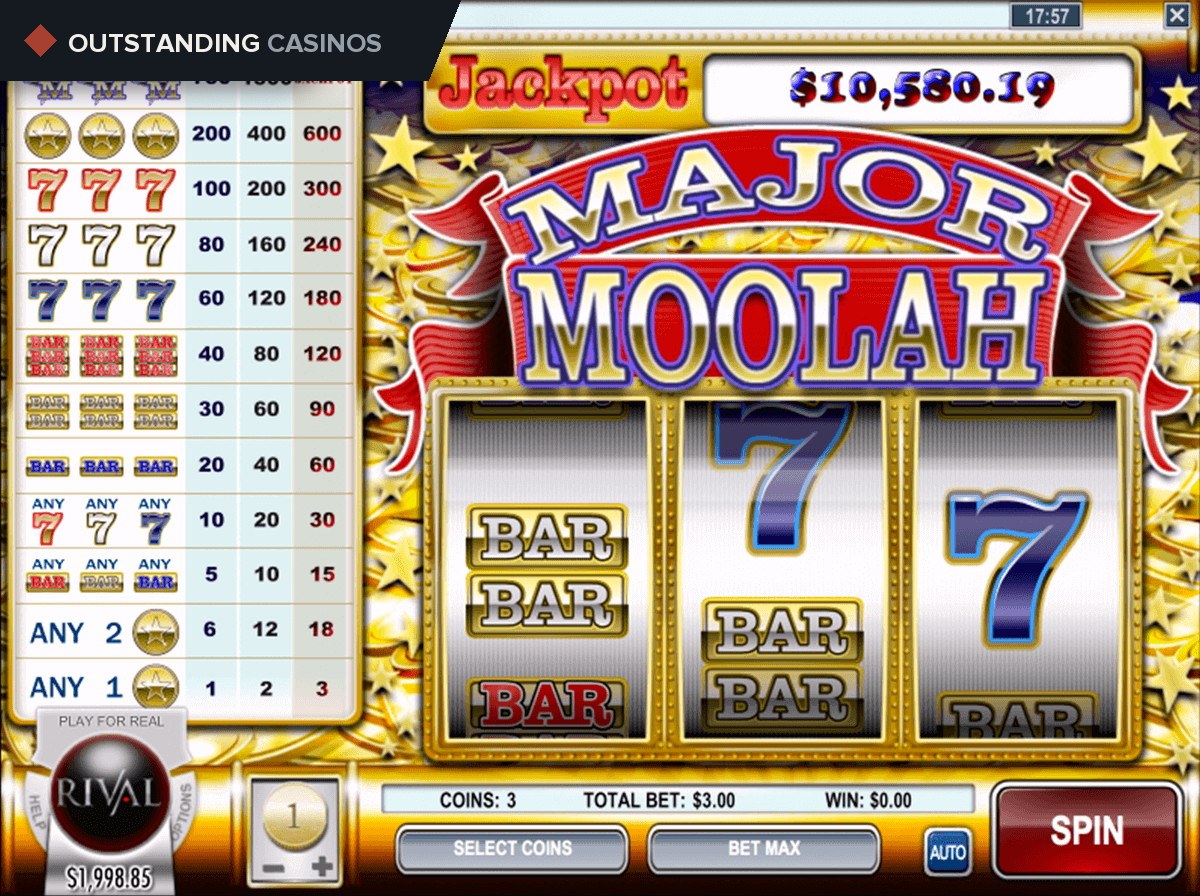 Play Major Moolah By Rival