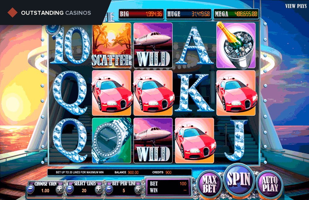 Play Mega Glam Life Slot by BetSoft For Free