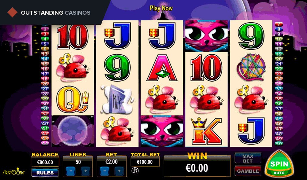 Play Miss Kitty By Aristocrat Info