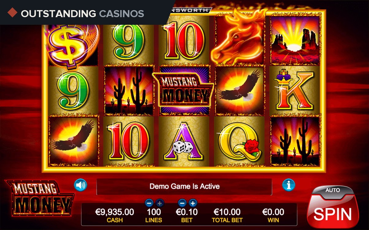 Play Play Mustang Money Slot Machine Online by Ainsworth For Free
