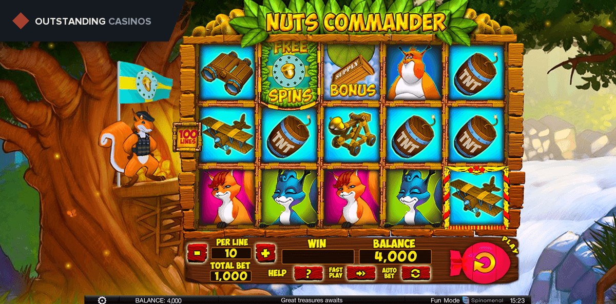 Play Nuts Commander By Spinomenal