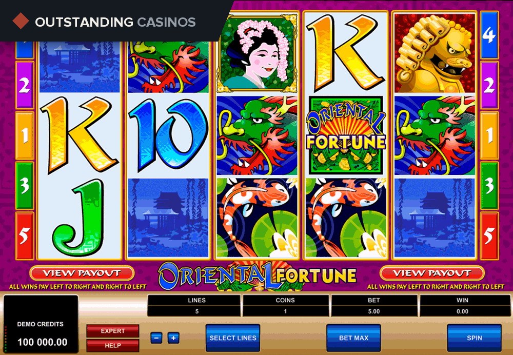 Play Oriental Fortune by Microgaming
