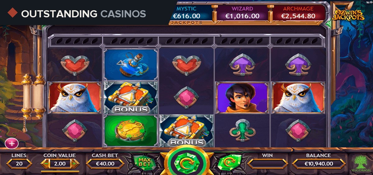 Play Ozwin’s Jackpots By Yggdrasil