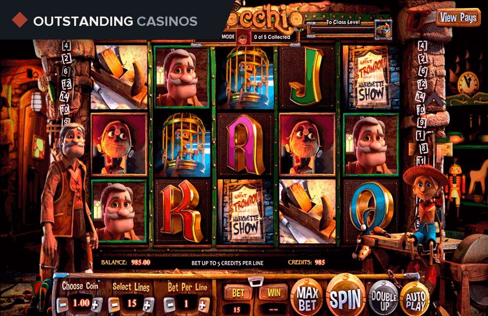 Play Pinocchio By BetSoft