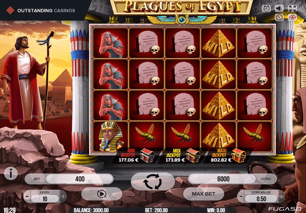 Play Plagues Of Egypt By Fugaso