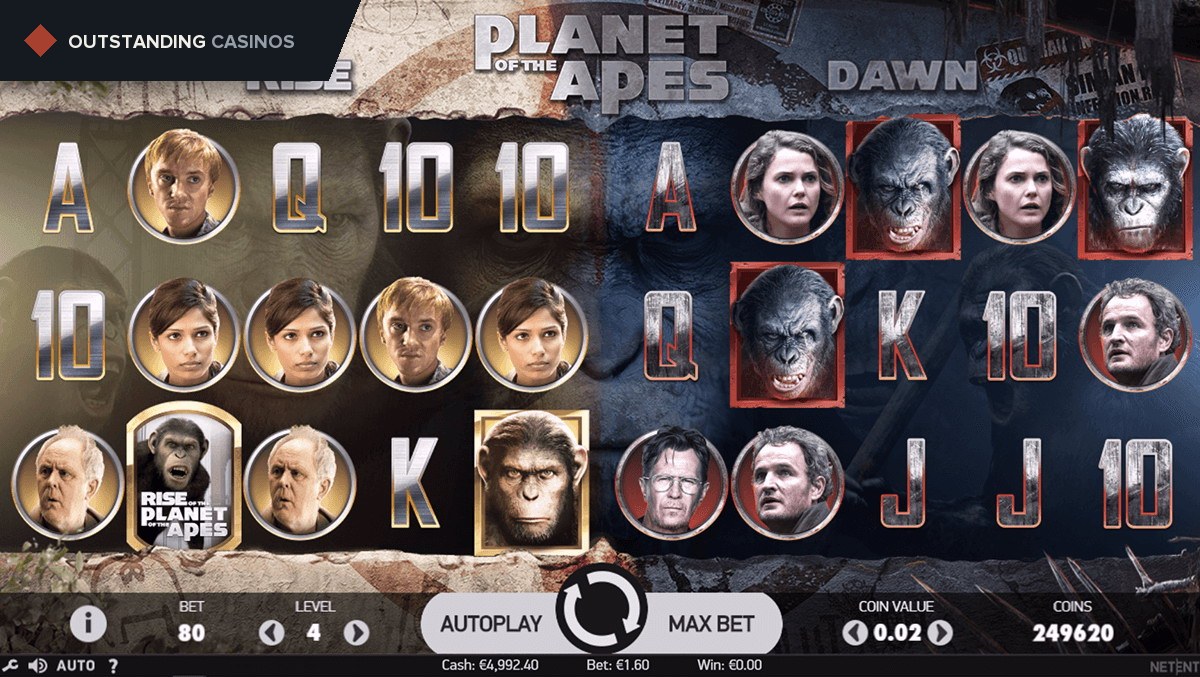 Play Planet of the Apes By NetEnt