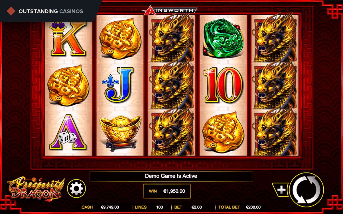 Play Prosperity Dragon By Ainsworth