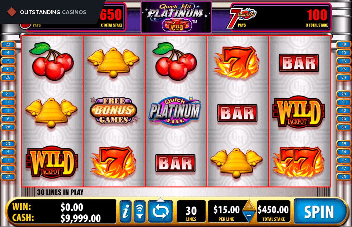 Play Quick Hit Platinum By Bally Technologies