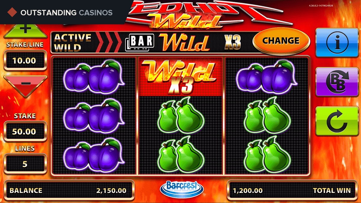 Play Red Hot Wild Slot by Barcrest For Free