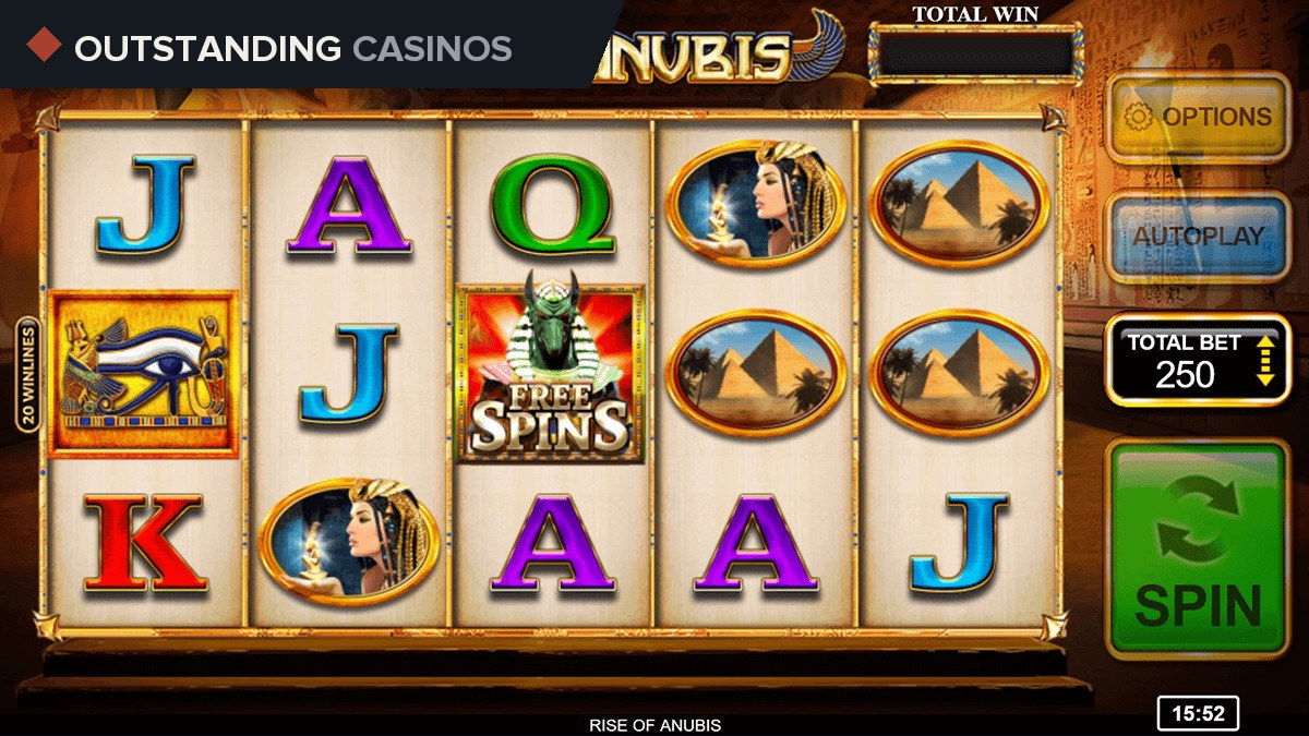 Play Rise of Anubis By Inspired Gaming