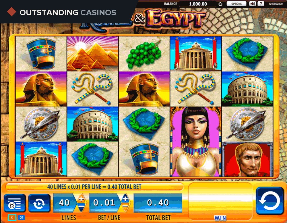 Play Rome & Egypt Slot Game by WMS For Free