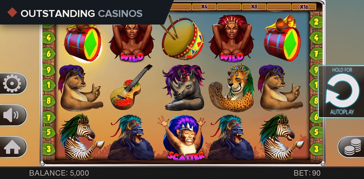 Play Safari Samba By Spinomenal