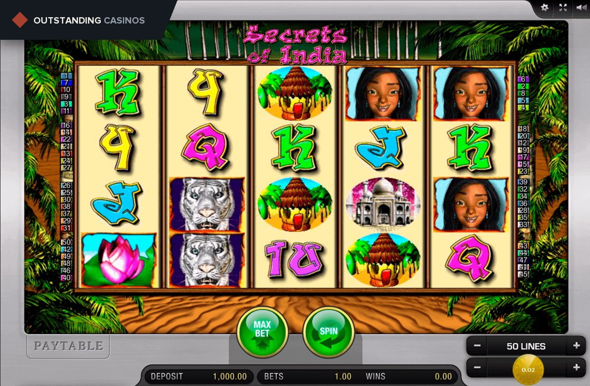 Play Secrets of India By Merkur