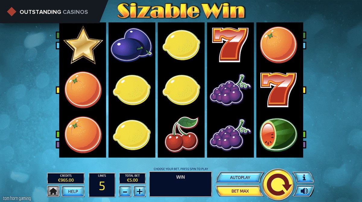 Play Sizable Win By Tom Horn