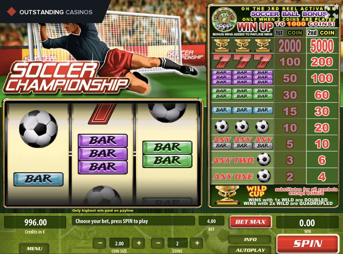 Play Soccer Championship By Tom Horn