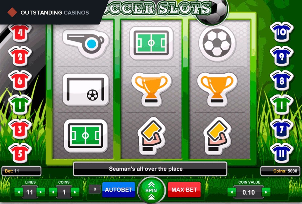 Play Soccer Slots By 1X2gaming