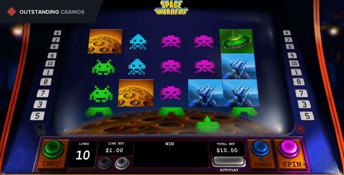 Play Space Invaders By PlayTech