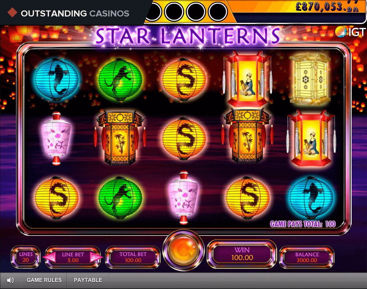 Play Star Lanterns By IGT