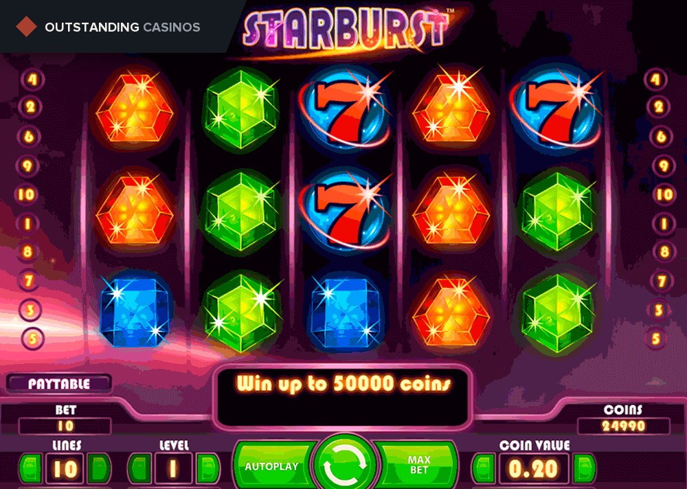 Play Starburst By NetEnt
