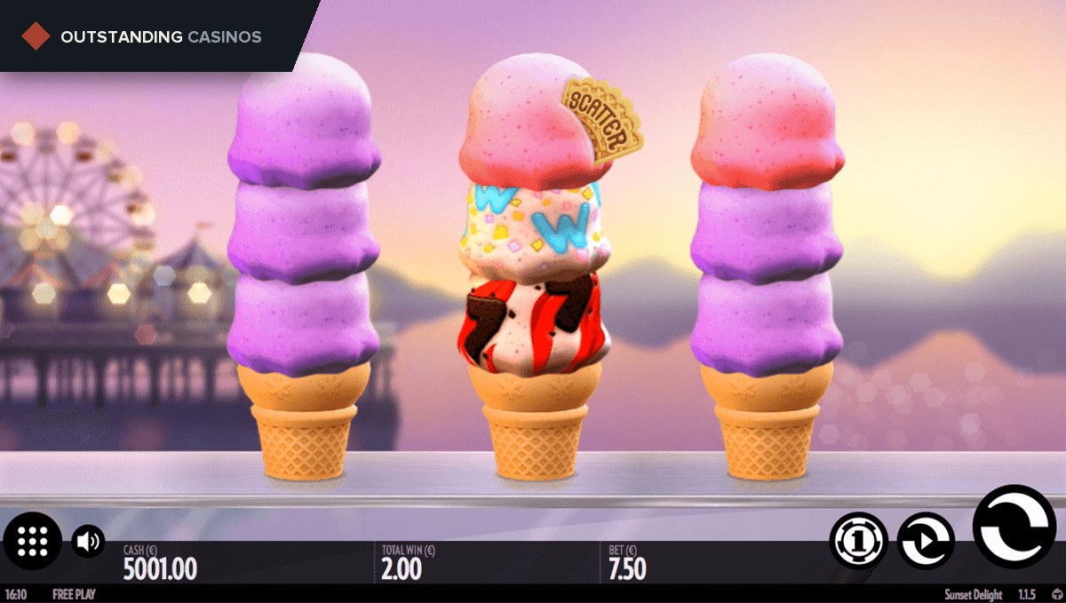 Play Sunset Delight Slot by Thunderkick For Free