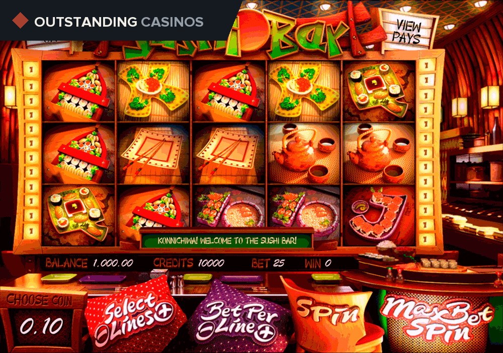 Play Sushi Bar By BetSoft