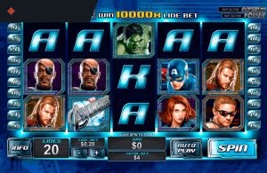 The Avengers By PlayTech