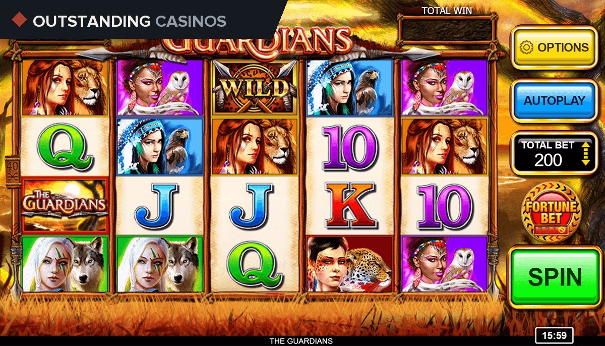 Play The Guardians By Inspired Gaming