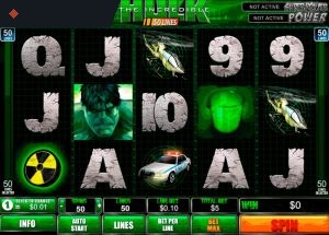 The Incredible Hulk 50 lines By PlayTech