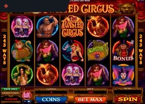 The Twisted Circus by Microgaming