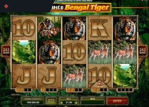 Untamed Bengal Tiger Slot Machine by Microgaming