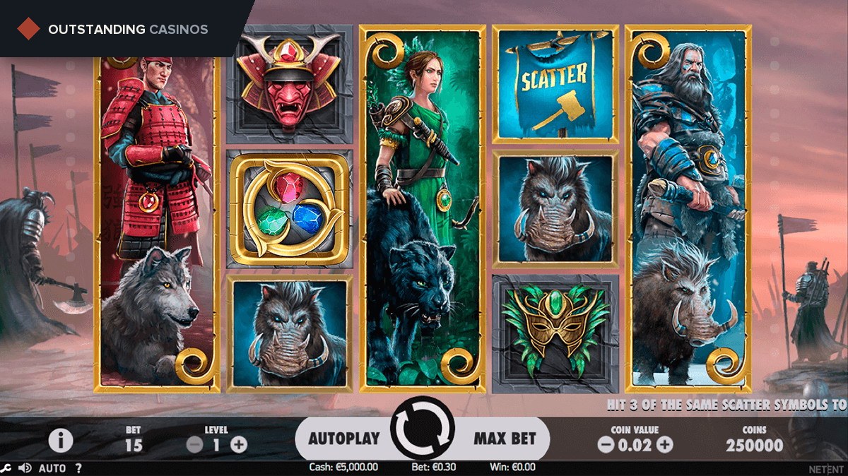 Play Warlords Crystals of Power By NetEnt