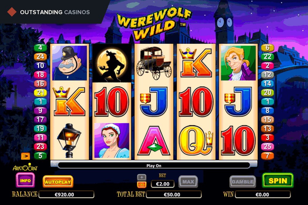 Play Werewolf Wild By Aristocrat Info