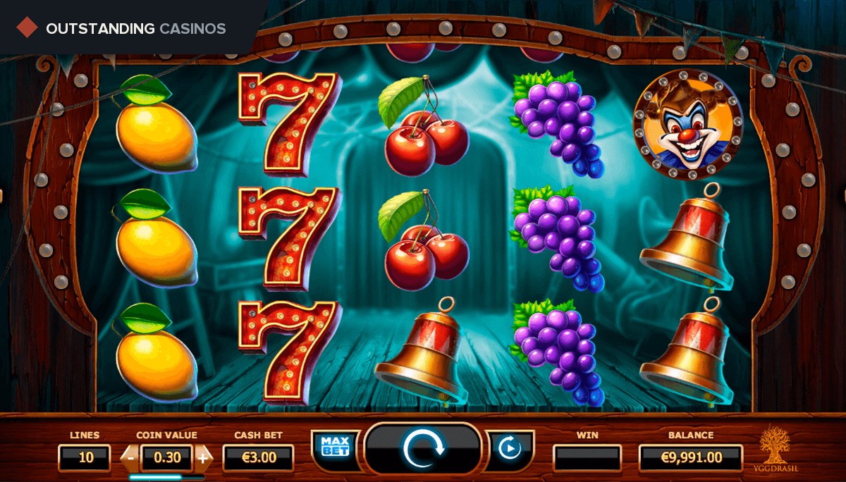 Play Wicked Circus Slot by Yggdrasil For Free